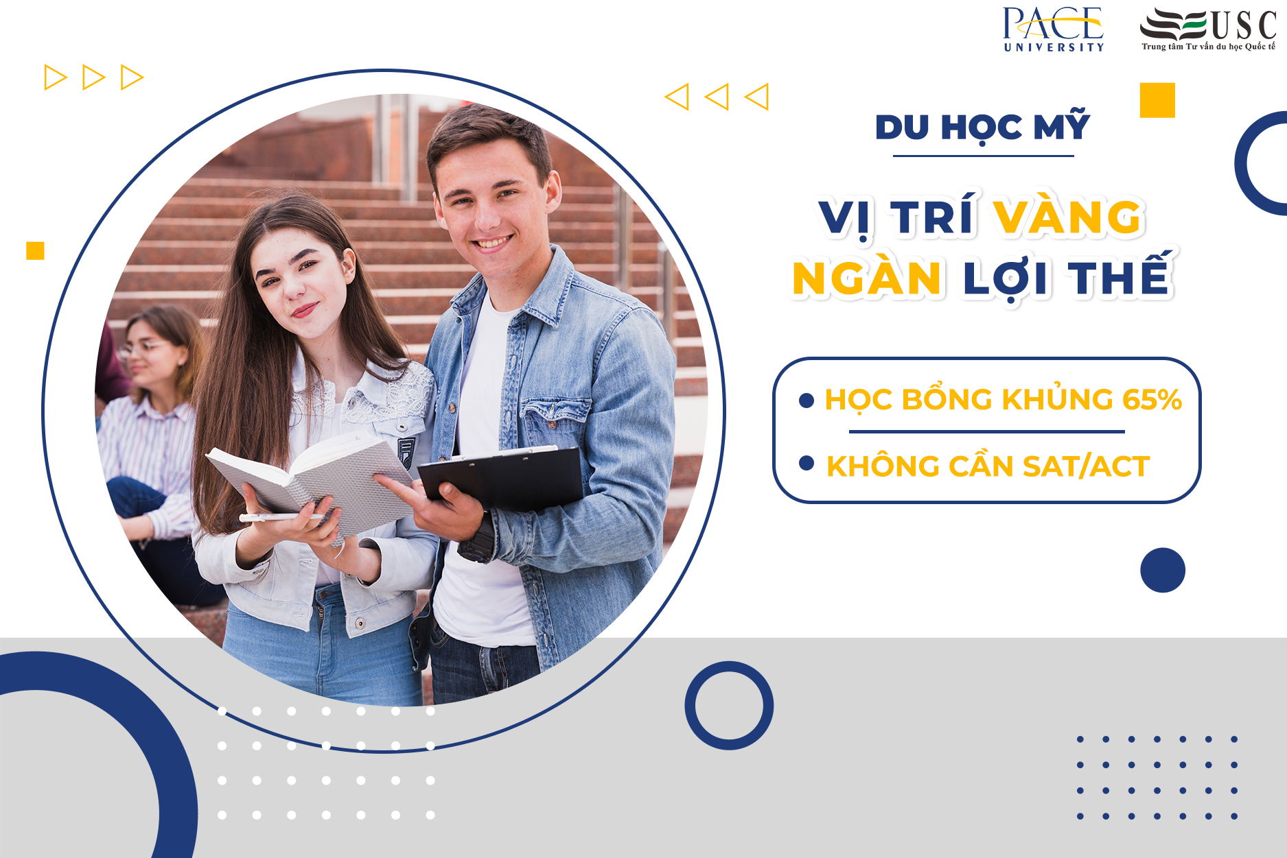 HỌC BỔNG LÊN ĐẾN 65% TẠI TRUNG TÂM NEW YORK VỚI PACE UNIVERSITY (MỸ)