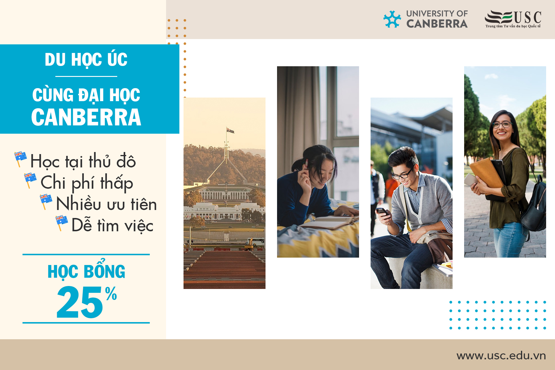 HỌC TẠI THỦ ĐÔ CANBERRA – TINH HOA GIÁO DỤC AUSTRALIA