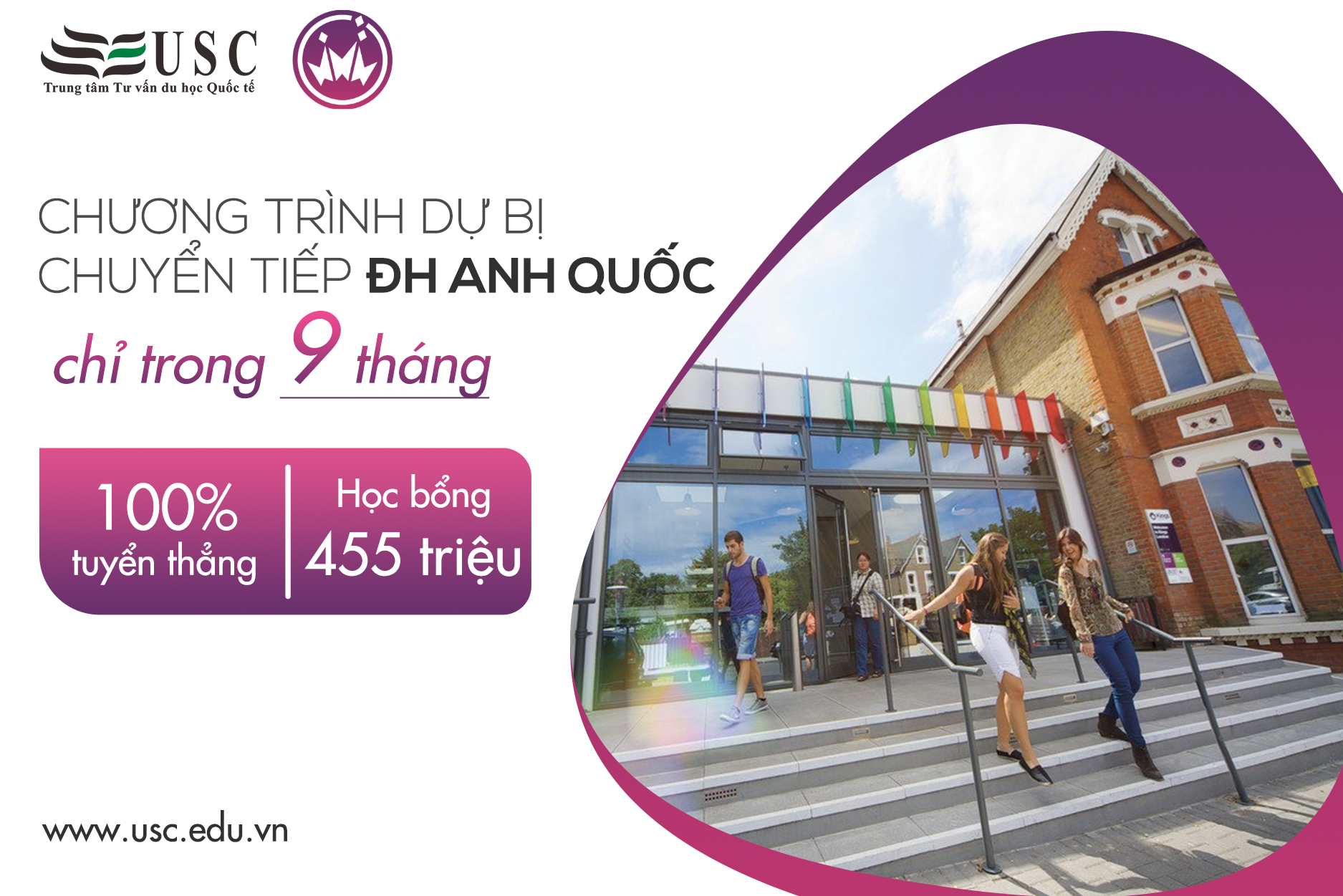 TUYỂN SINH CHƯƠNG TRÌNH DỰ BỊ ĐẠI HỌC CÙNG KINGS EDUCATION