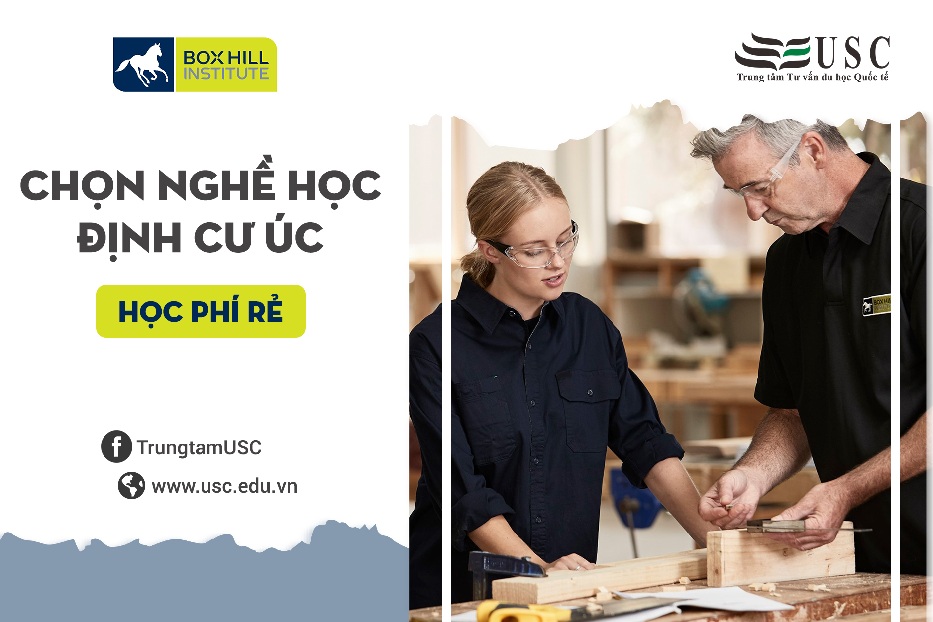 HỌC VIỆN ĐÀO TẠO NGHỀ CHẤT LƯỢNG TẠI ÚC - BOX HILL INSTITUTE