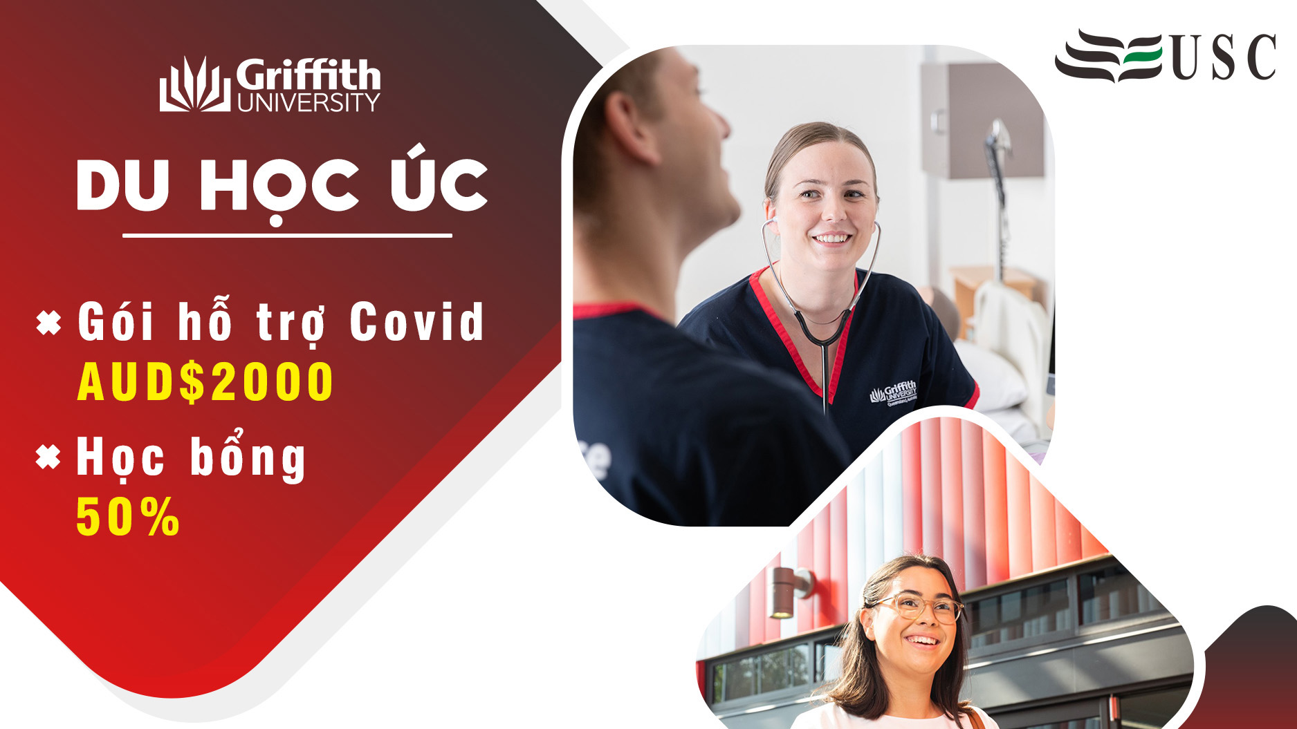 HỌC BỔNG DU HỌC ÚC 2021 LÊN ĐẾN 50% TỪ GRIFFITH UNIVERSITY