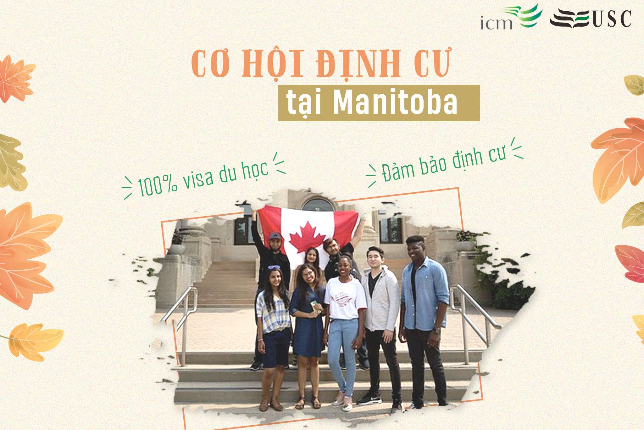 CƠ HỘI ĐỊNH CƯ TẠI MANITOBA, CANADA CÙNG TRƯỜNG ICM - UNIVERSITY OF MANITOBA