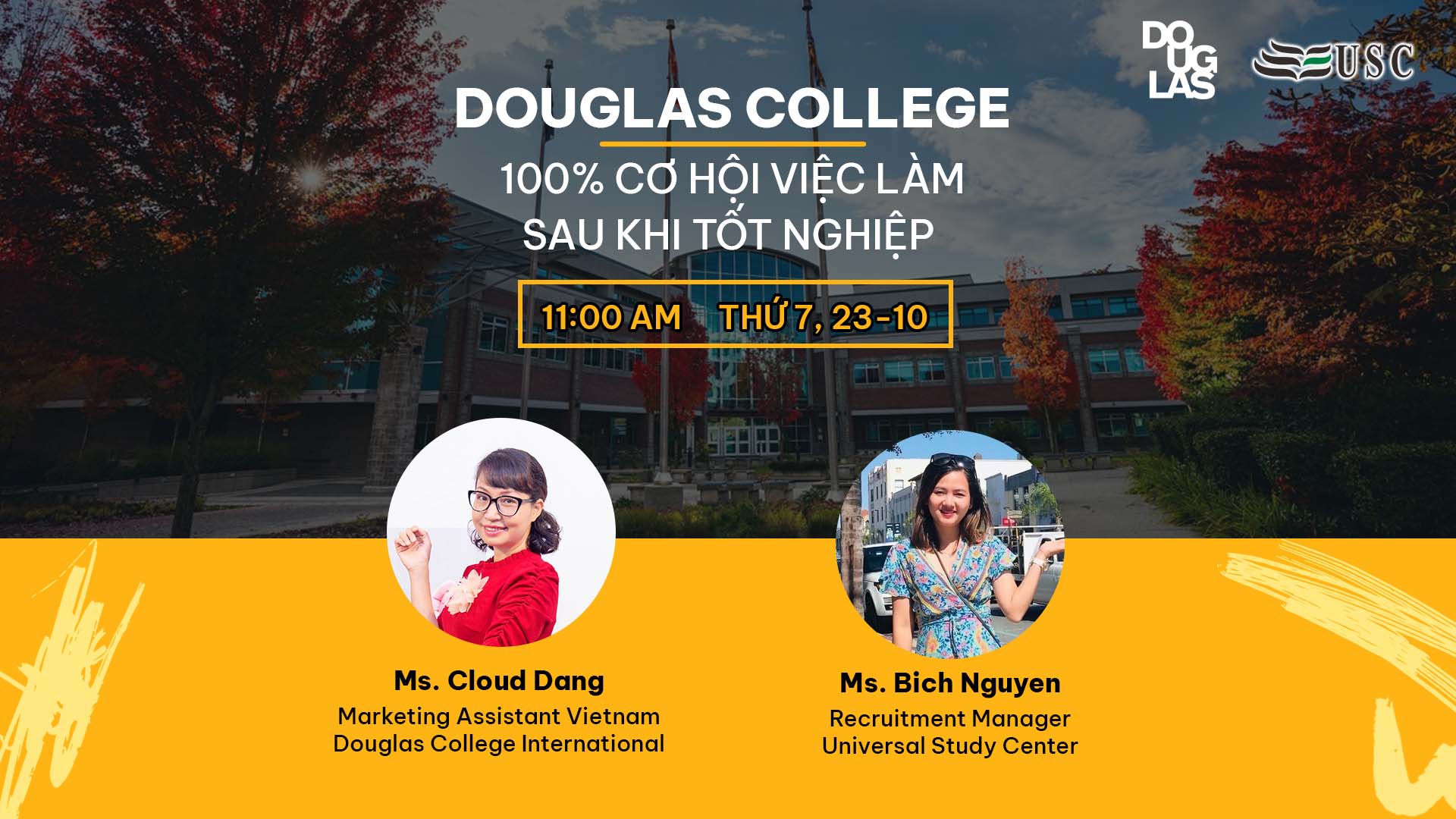 100% Cơ hội Việc làm sau tốt nghiệp - Douglas College