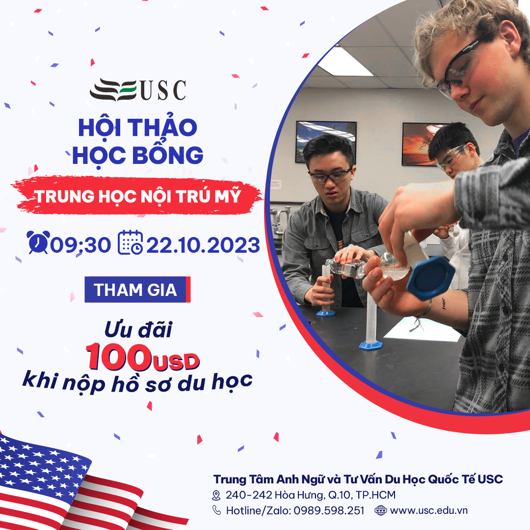 HỘI THẢO HỌC BỔNG TRUNG HỌC NỘI TRÚ MỸ