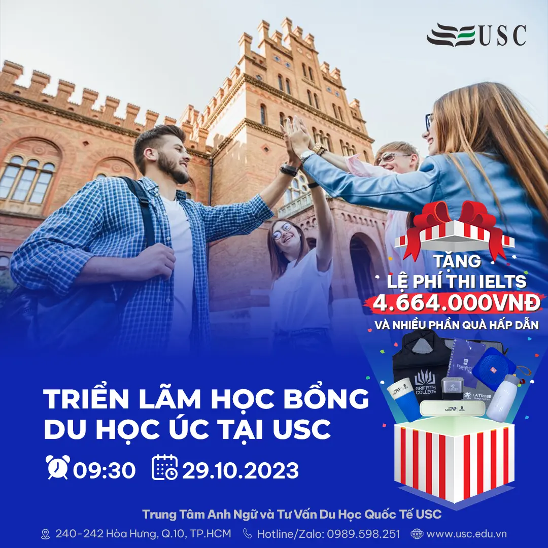 TRIỂN LÃM HỌC BỔNG DU HỌC ÚC TẠI USC