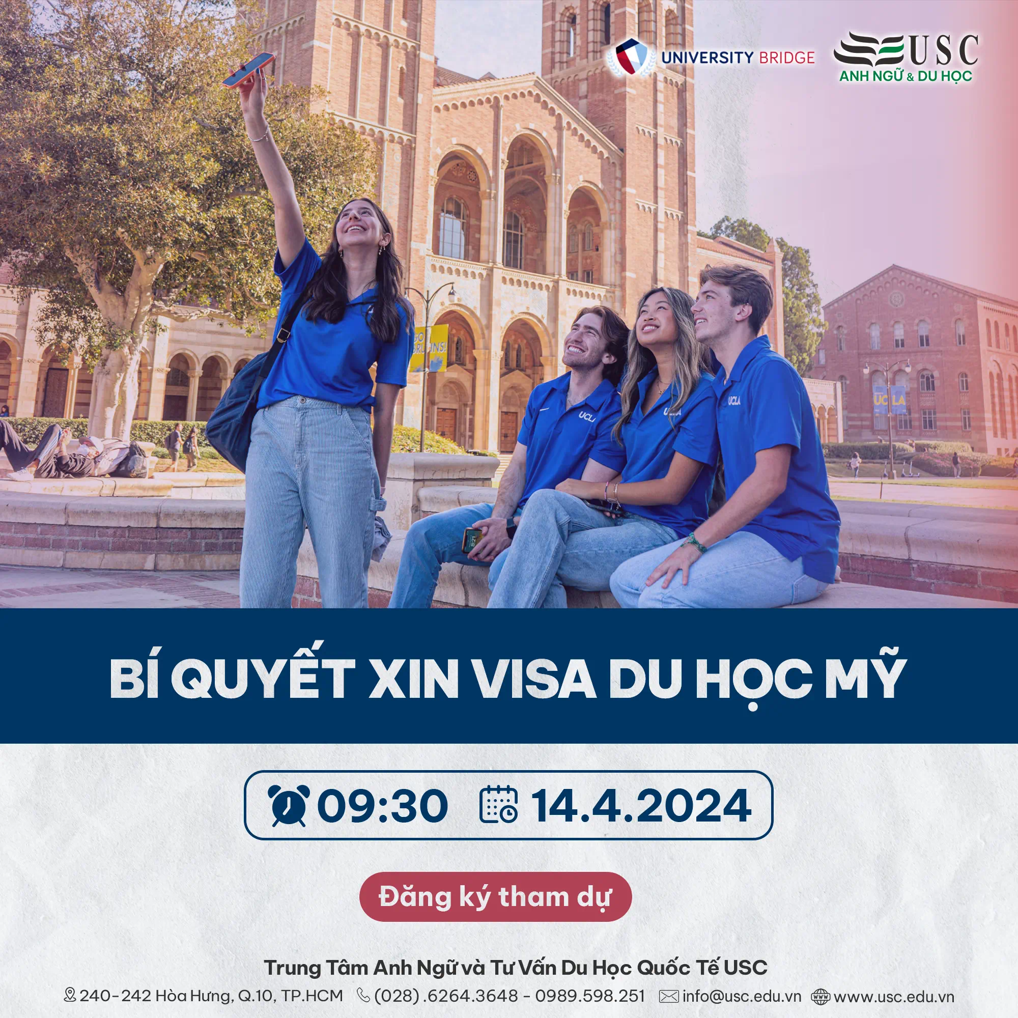 BÍ QUYẾT XIN VISA DU HỌC MỸ