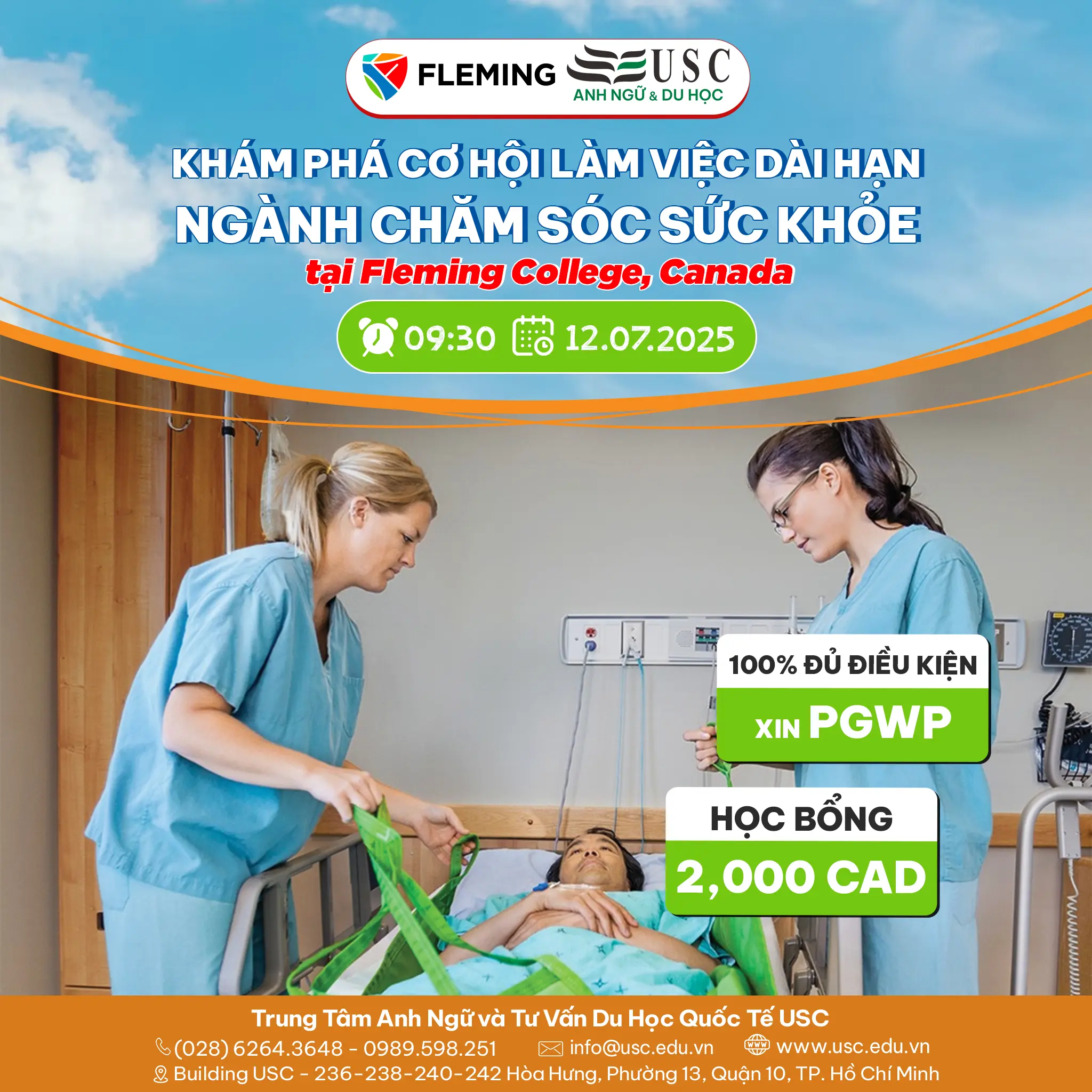 KHÁM PHÁ CƠ HỘI LÀM VIỆC DÀI HẠN NGÀNH CHĂM SÓC SỨC KHỎE TẠI FLEMING COLLEGE, CANADA