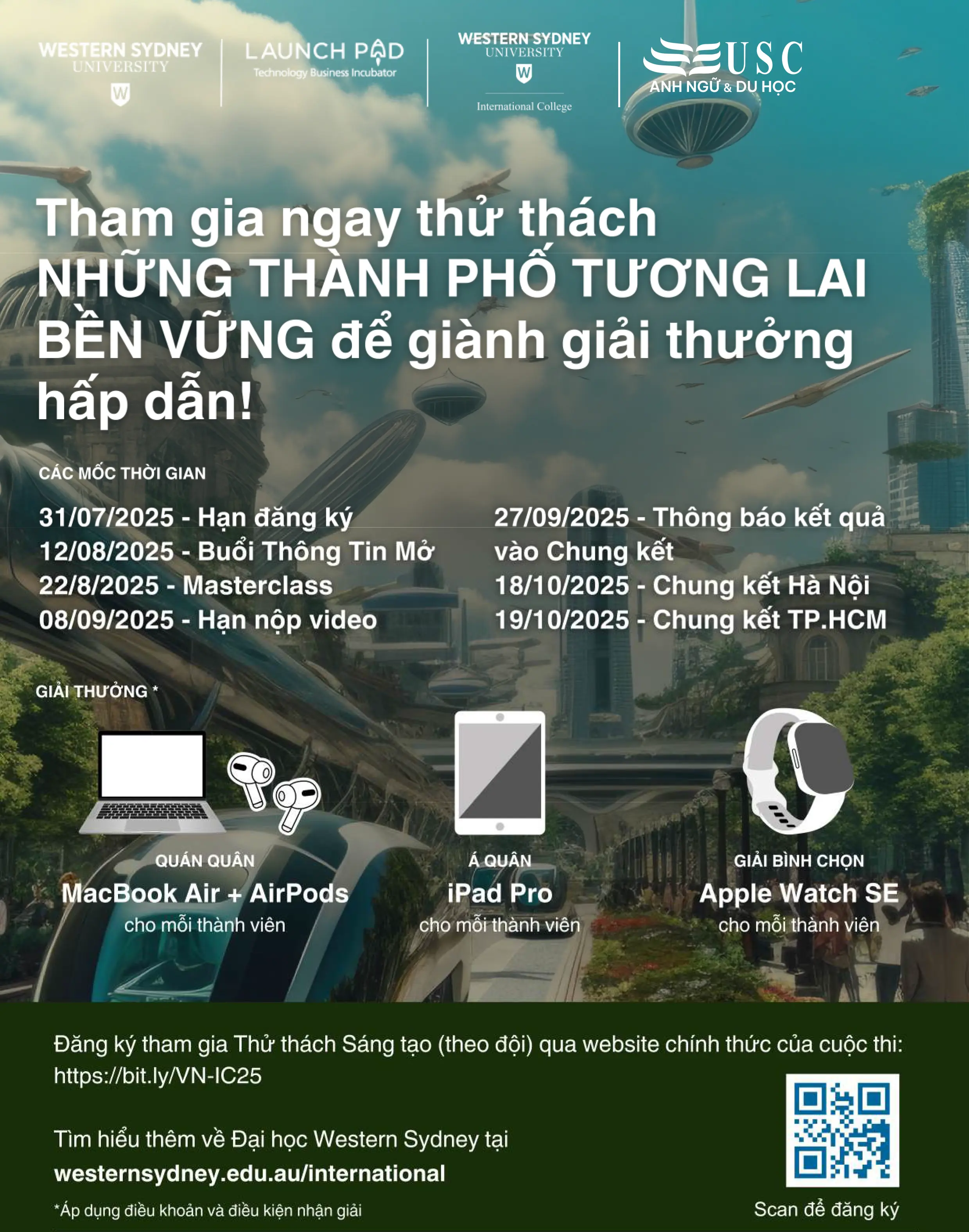 ĐĂNG KÝ CUỘC THI THỬ THÁCH SÁNG TẠO 2025 - THÀNH PHỐ TƯƠNG LAI BỀN VỮNG - CƠ HỘI TỎA SÁNG CHO HỌC SINH THPT TRÊN TOÀN QUỐC
