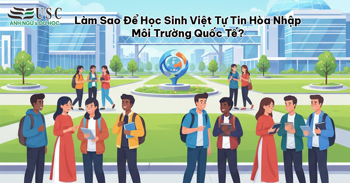 Làm Sao Để Học Sinh Việt Tự Tin Hòa Nhập Môi Trường Quốc Tế?