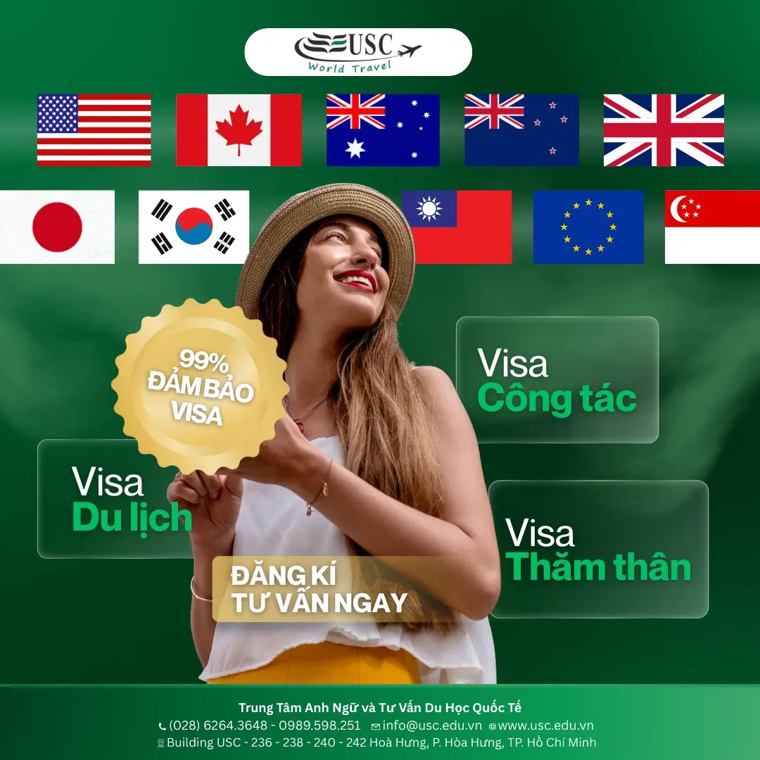 XIN VISA KHÔNG KHÓ - ĐÃ CÓ USC LO!