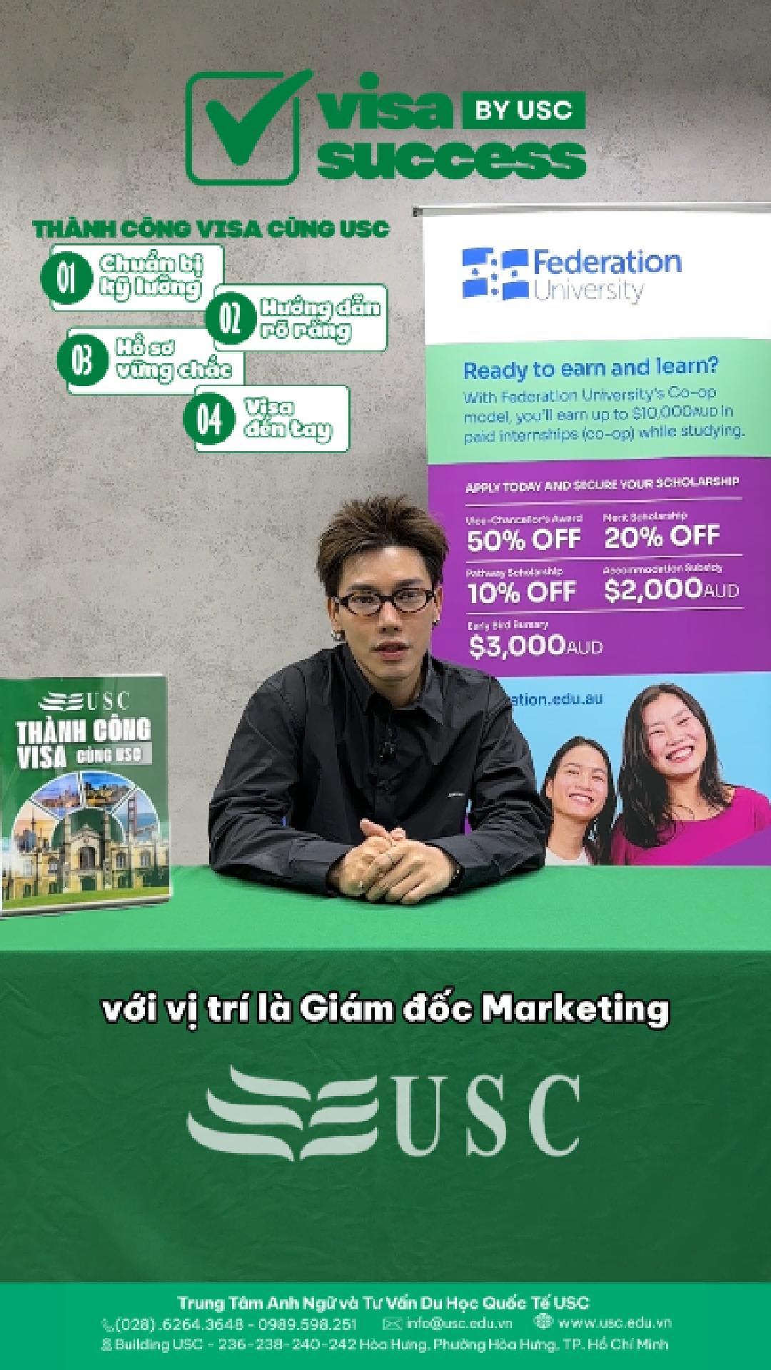 Chúc mừng Tuấn Trương chinh phục VISA DU HỌC ÚC thạc sĩ ngành Data Science tại Federation University