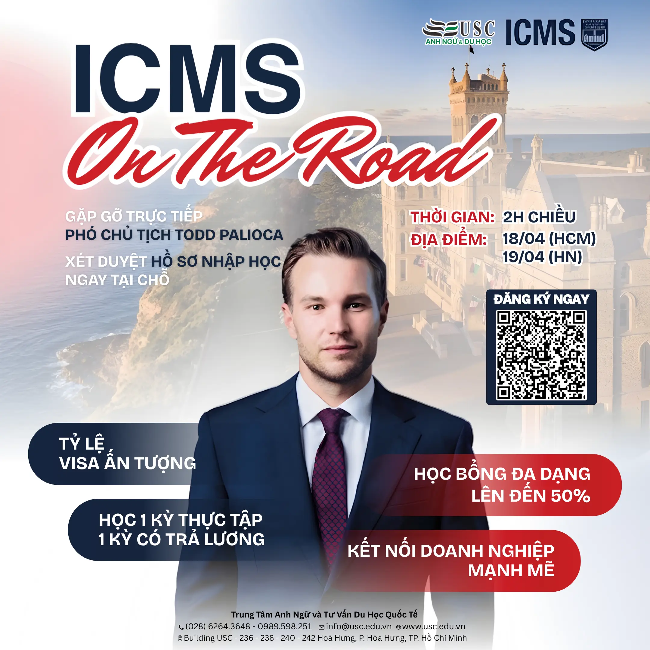 ICMS ON THE ROAD – GẶP GỠ TRỰC TIẾP LÃNH ĐẠO TRƯỜNG