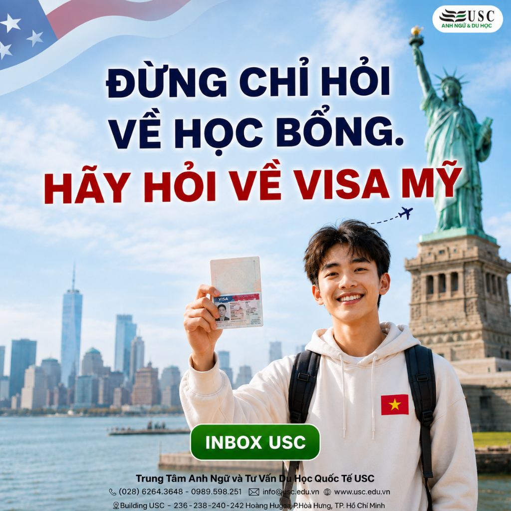HỌC BỔNG CÓ THỂ GIÚP TIẾT KIỆM HÀNG TRĂM TRIỆU. NHƯNG VISA MỚI LÀ THỨ QUYẾT ĐỊNH CHO CHUYẾN DU HỌC MỸ